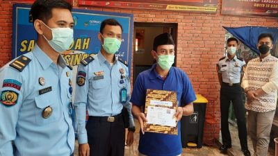 648 Napi Lapas Kelas IIA Bekasi Dapat Remisi Lebaran 2021