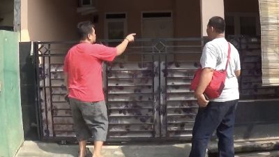 Rumah warga Tambun yang kehilangan kendaraan roda duanya. Dok.Polisi