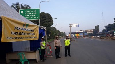 945 Petugas Gabungan Diterjunkan Jaga May Day di Bekasi