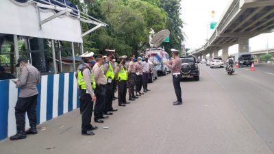Titik penyekatan di Kalimalang