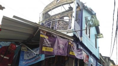 Kebakaran ruman di Bekasi Barat. Foto: Ist/Gobekasi.id