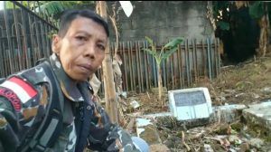 Tangkapan layar unggahan video intagram @benyrusmawan di makam Mayor M.Hasibuan