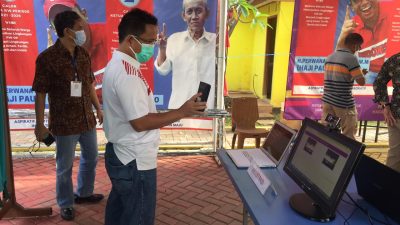 Pemilihan RW 09 Prima Harapan Kelurahan Harapan Baru, Kecamatan Bekasi Utara dilakukan secara online. Foto: Gobekasi.id