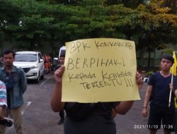 Dianggap Inkonstitusi, Konkoorcab XX Jabar di Demo PMII se-Jabar