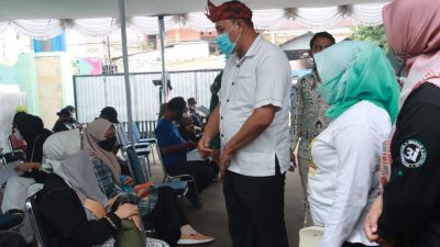 Vaksinasi Covid di STIAMI Bekasi dihadiri Wakil Wali Kota Bekasi Tri Adhianto Tjahyono