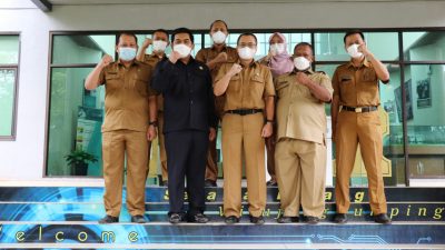 Kadis Kominfo Karawang Kunjungi Diskominfosantik Kabupaten Bekasi
