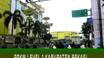 Kabupaten Bekasi PPKM Level 1