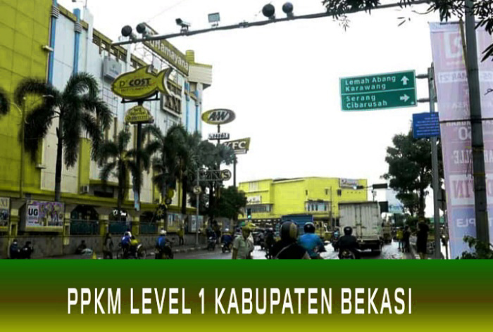 Kabupaten Bekasi PPKM Level 1