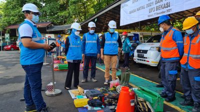 PLN UP3 Bekasi Siagakan 294 Personil dan 39 Titik Fokus Pengamanan Kelistrikan Jelang Nataru 2022