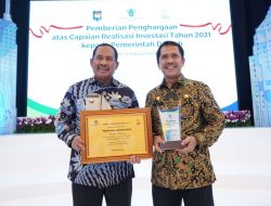 Pemkab Bekasi Raih Peringkat 1 Nasional Realisasi Investasi Rp 43,27 Triliun Tahun 2021