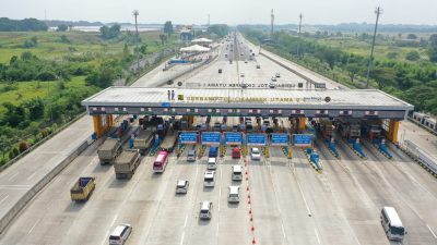 Kondisi Lalin di GT Cikampek