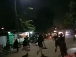 Polisi Bubarkan Tawuran, Remaja Kocar -Kacir Meski Sempat Menantang Polisi