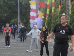 Plt Wali Kota Senam Bersama ASN Sekaligus Launching Pesantren Lansia