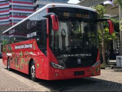 Ada Bus Listrik di Kabupaten Bekasi, Rutenya : Cikarang Utara – Soekarno Hatta