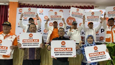 DPD PKS Kota Bekasi Tolak Kenaikan Harga BBM bersubsidi