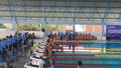 Cabor Selam Renang Kota Bekasi Sumbang 4 Medali di Porprov Jabar 2022