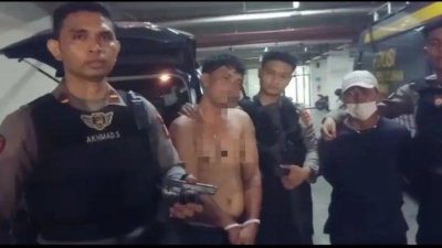 Pelaku ditangkap Tim Perintis Presisi Polres Metro Bekasi Kota. Foto: Ist