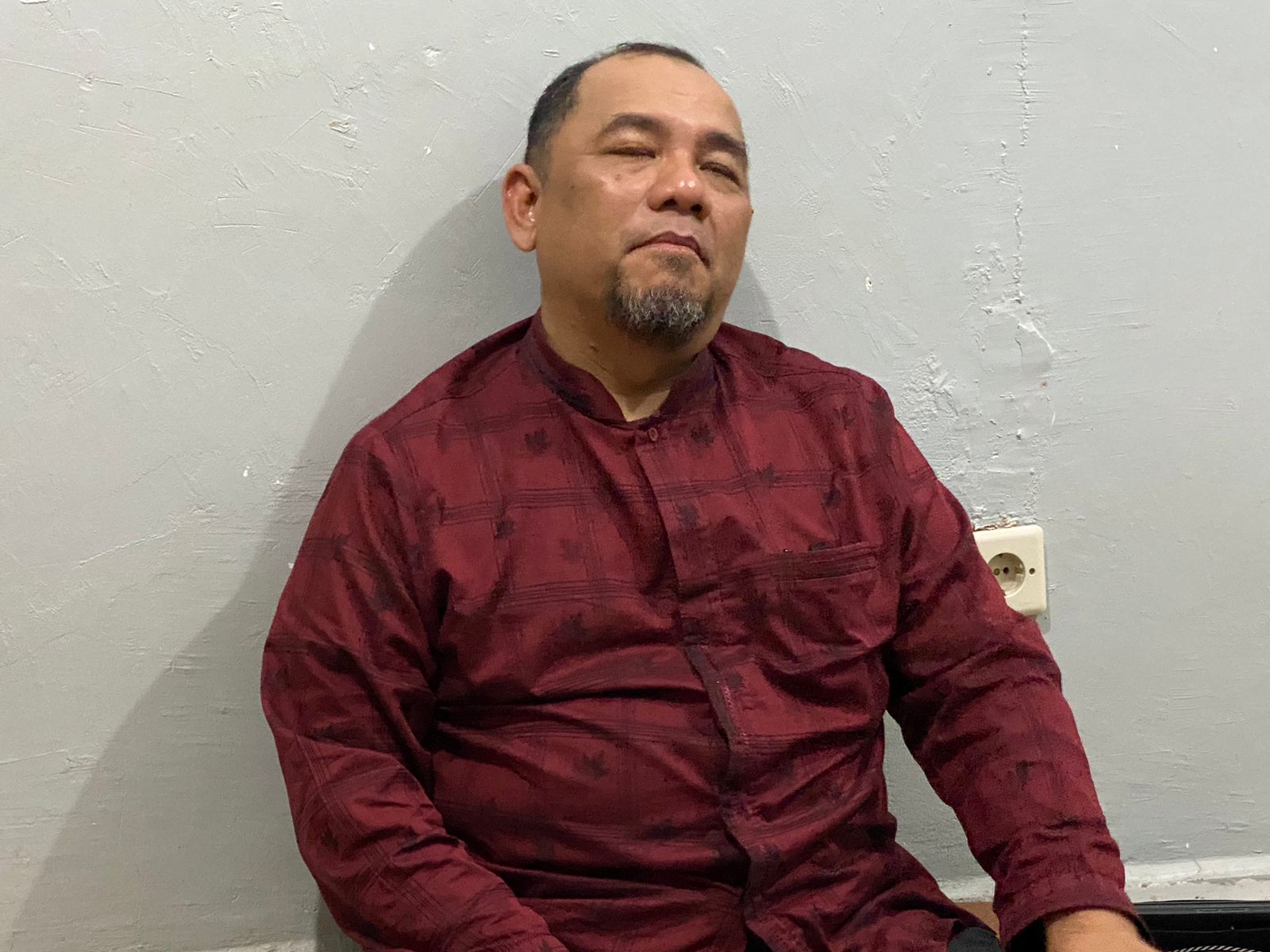 Ketua DPD PKS Kota Bekasi Heri Koswara saat ditemui di Rumah Makan Joglo, Jatiasih, Kota Bekasi. Foto: Gobekasi.id