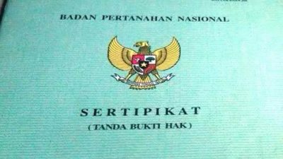ILustrasi sertifikat tanah
