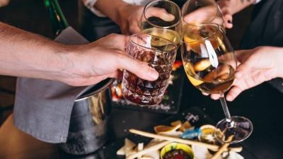 Ilustrasi pesta miras