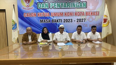 Syarat Aklamasi Jadi Ketum KONI Kota Bekasi Butuh 49 Dukungan Cabor