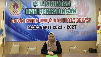 Sekretaris Tim Penjaringan dan Penyaringan Bacalon Ketum KONI Kota Bekasi, Anita M Nur. Foto: Gobekasi.id