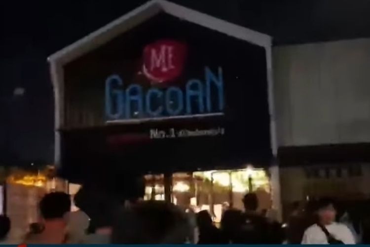 Gerai Mi Gacoan di Bintara, Bekasi Barat Kebakaran. Foto: Istimewa