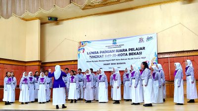 Disdik Gelar Lomba Paduan Suara Tingkat SMP Jelang HUT Kota Bekasi ke-26