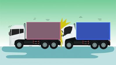 Ilustrasi kecelakaan truk