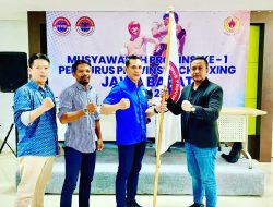 Terpilih Aklamasi, Ikhsan Nurdjamil Nahkodai Kick Boxing Indonesia Jawa Barat