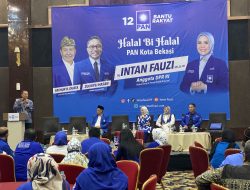 Gelar Halal Bi Halal, Intan Fauzi Berikan Motivasi Bacaleg PAN Kota Bekasi
