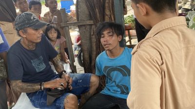 Pelaku curanmor ditangkap warga di Kompleks Kejaksaan, Kelurahan Kayuringin Jaya, Kecamatan Bekasi Selatan, Kota Bekasi. Foto: Gobekasi.id