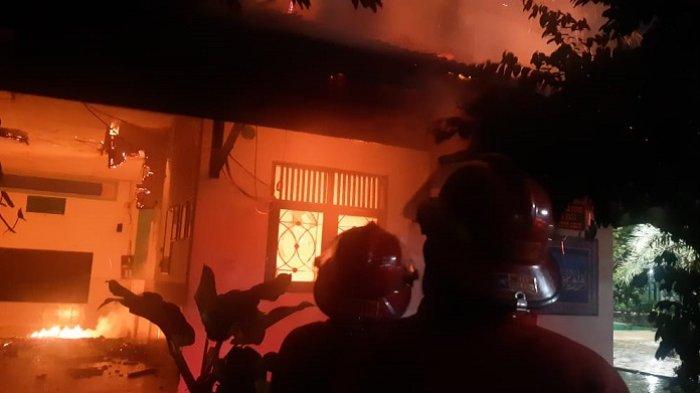 Kebakaran aula Ponpes Annur Kota Bekasi