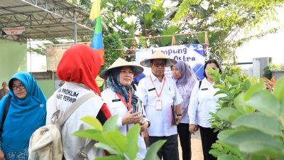 Ketua Tim KTJ 2023, Lia Erliani Apresiasi Ketahanan Pangan RW 23 Kelurahan Margahayu dan RW 14 Kelurahan Perwira