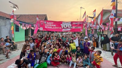 Smartfren Suport Kegiatan HUT RI ke-75 di Kabupaten Bekasi