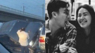 Lady Nayoan dan Rendy Kjaernett kecelakaan