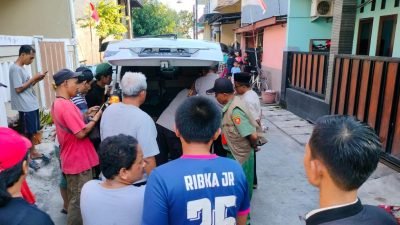 Jasad korban saat dievakuasi