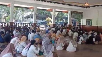 TKK Kota Bekasi Gelar Aksi, Menunggu Kejelasan Statusnya dari Pj Wali Kota