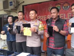 Polisi Ciduk Komplotan Maling yang Gasak Puluhan Tab di SMKN 9 Kota Bekasi