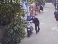 Polisi Cek TKP Usai Video Maling Bertopeng Badut Viral di Medsos