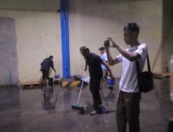 Saluran Air Mampet, Gudang Logistik KPU Kota Bekasi Terendam Air