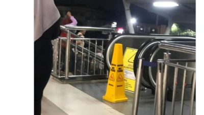 Eskalator Stasiun Bekasi Rusak Tak Kunjung Diperbaiki, Wanita Ini Posting Foto Kondisinya Setiap Hari