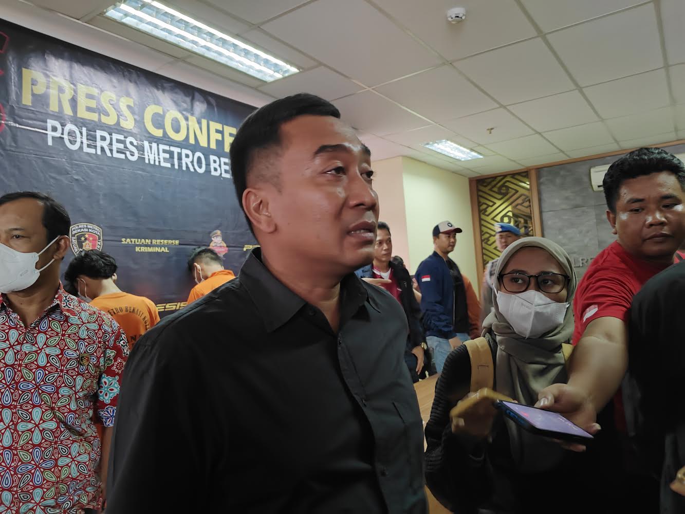 Kasat Reskrim Polres Metro Bekasi Kota, AKBP Muhammad Firdaus