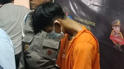Polisi tangkap pemuda berinisial MF (18) yang merupakan seorang residivis begal kendaraan bermotor. Foto: Istimewa