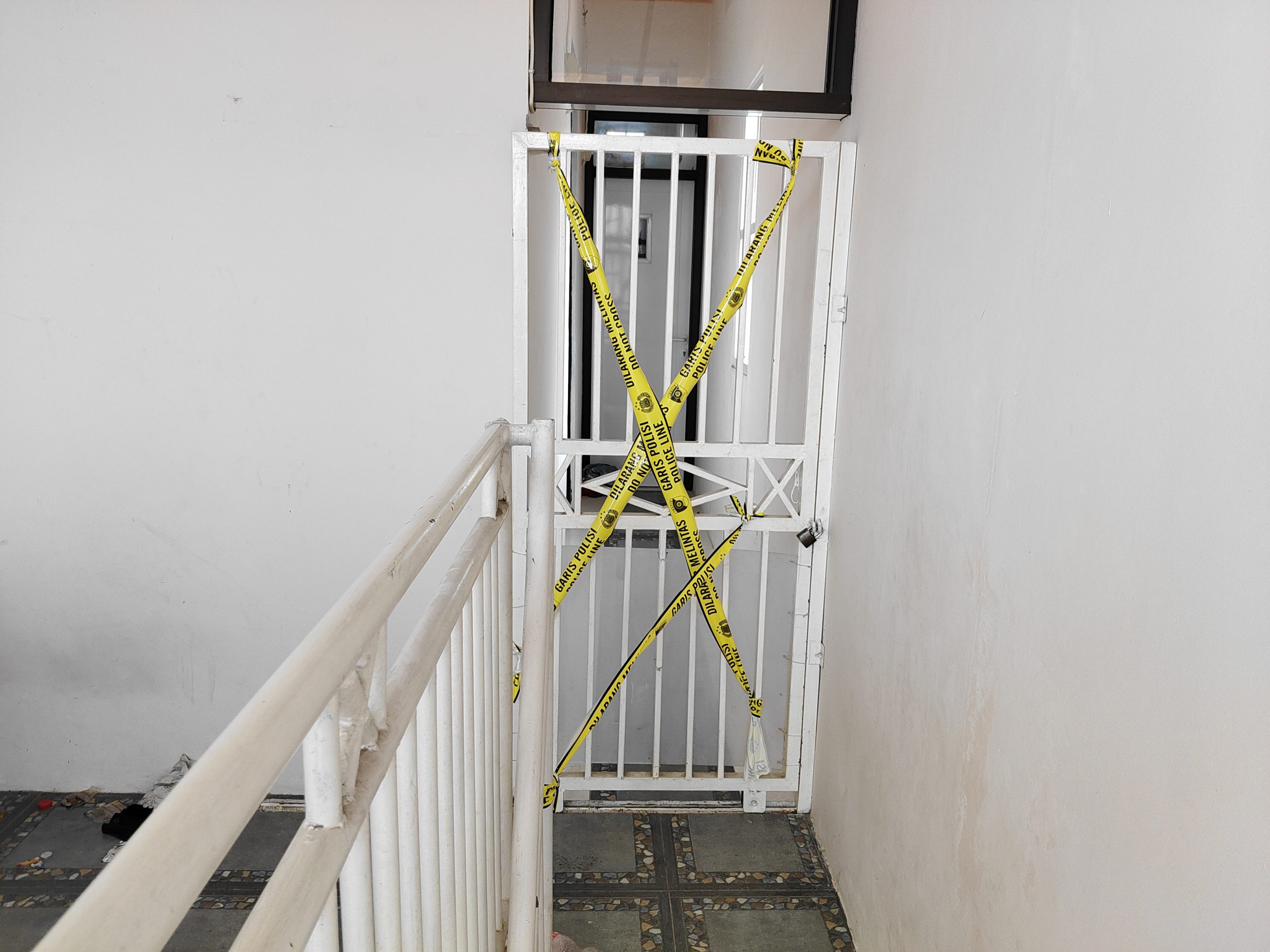 Lokasi pembunuhan wanita Open BO di Bekasi. Foto: Ishal/Gobekasi.id