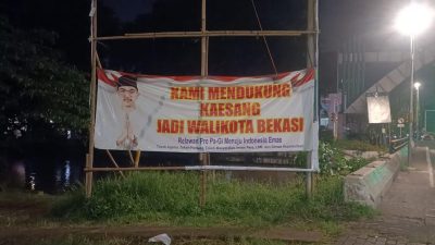 Spanduk Dukungan Kaesang Maju Sebagai Wali Kota Bekasi Muncul, PSI: Doakan Saja