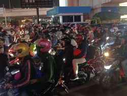 Ribuan Pemudik Mulai Melintas di Jalan Ahmad Yani di H-5 Hari Raya Lebaran