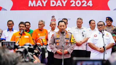 Aksi May Day, Kapolri Berkomitmen Bentuk Timsus Untuk Lindungi dan Kawal Hak Buruh