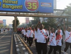 Semarakkan Bulan Bung Karno, DPC PDI Perjuangan Kota Bekasi Gelar Acara Jalan Sehat