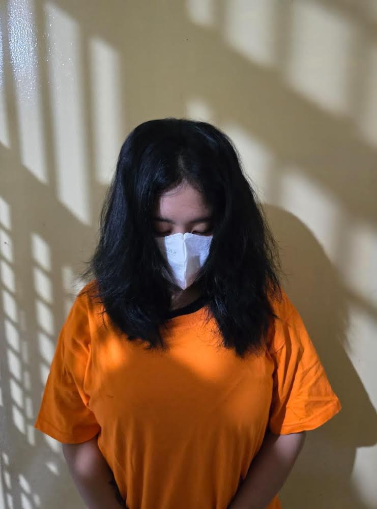 Selebgram berinisial MJ (24) ditangkap di sebuah salah satu kamar Apartemen Kalibata City, Tower Gaharu, Kalibata, Pancoran, Jakarta Selatan. Foto: Ist